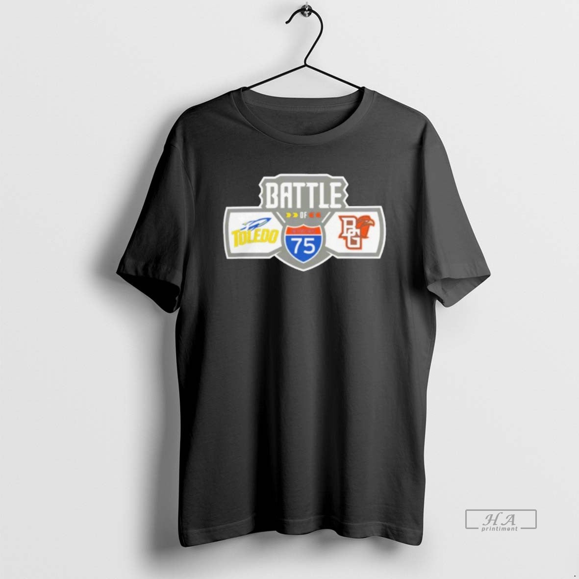 Official Bowling Green Falcons Vs Toledo Rockets Football Battle I 75 Logo T-Shirts, Hoodie, Sweatshirt - T-Shirt, Sweatshirt, Hoodie