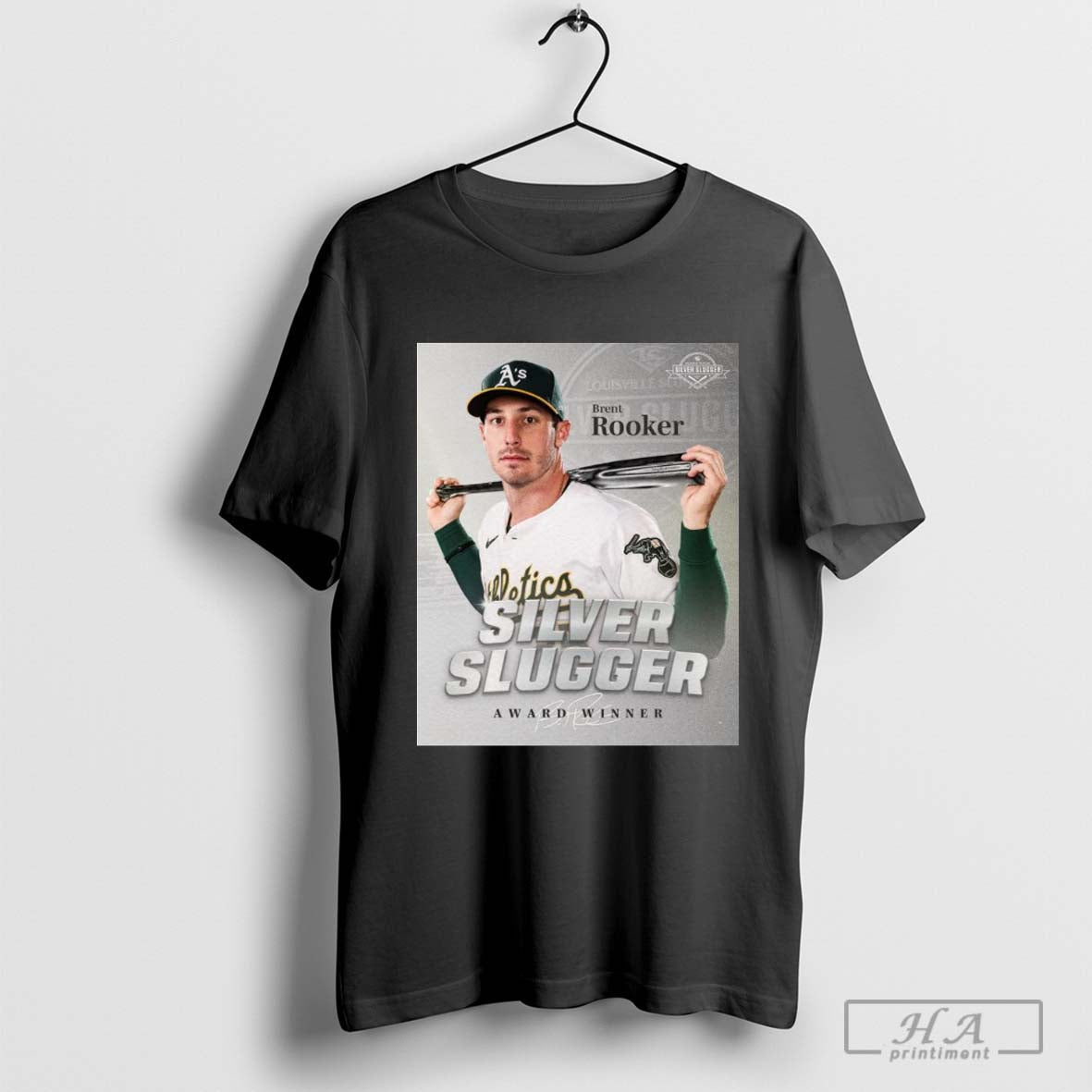 Official Brent Rooker Oakland Athletics Mlb 2024 Silver Slugger Award Winner Signature T-Shirts, Hoodie, Sweatshirt - T-Shirt, Sweatshirt, Hoodie