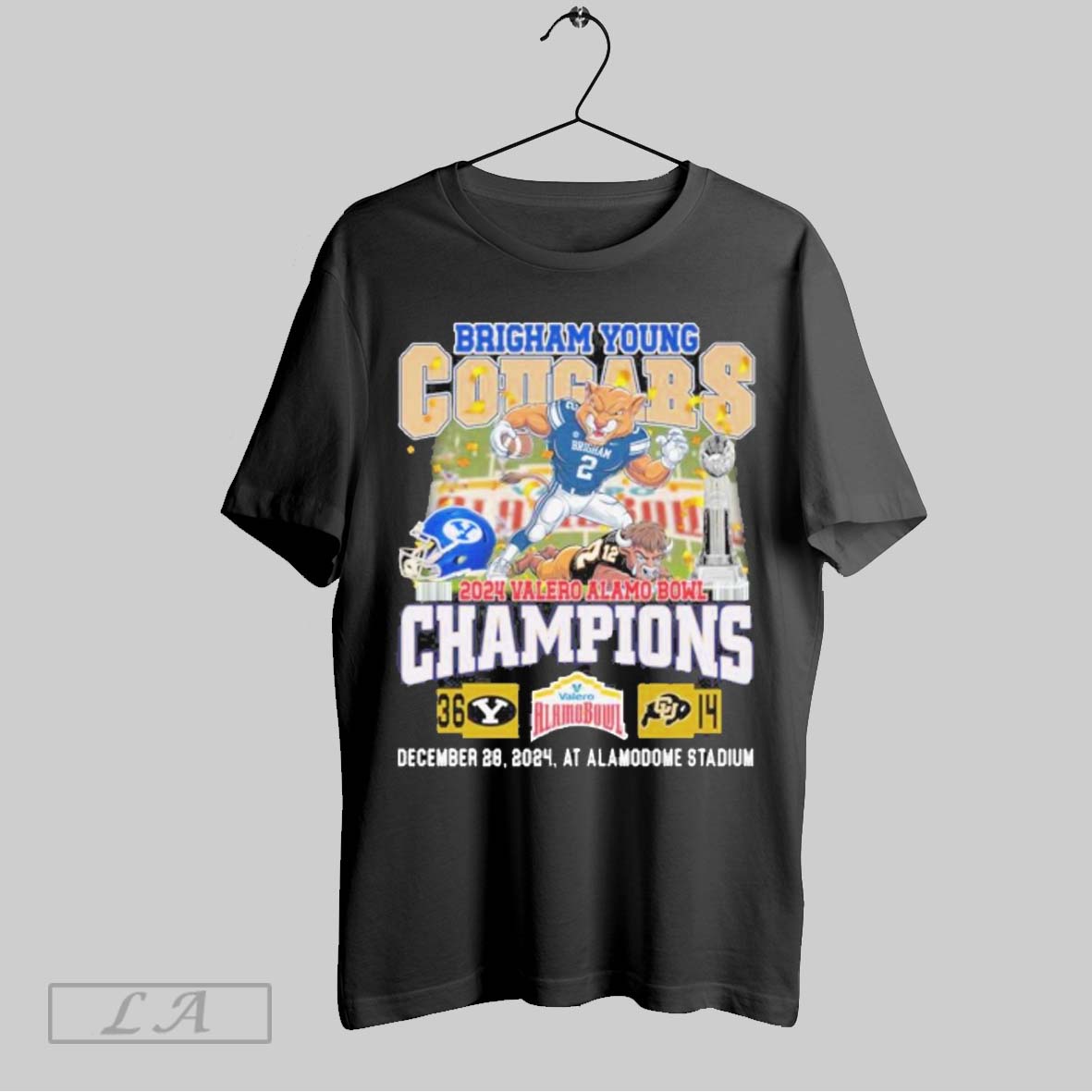 Official Brigham Young Cougars 2024 Valero Alamo Bowl Champions T-Shirts, Hoodie, Sweatshirt - T-Shirt, Sweatshirt, Hoodie