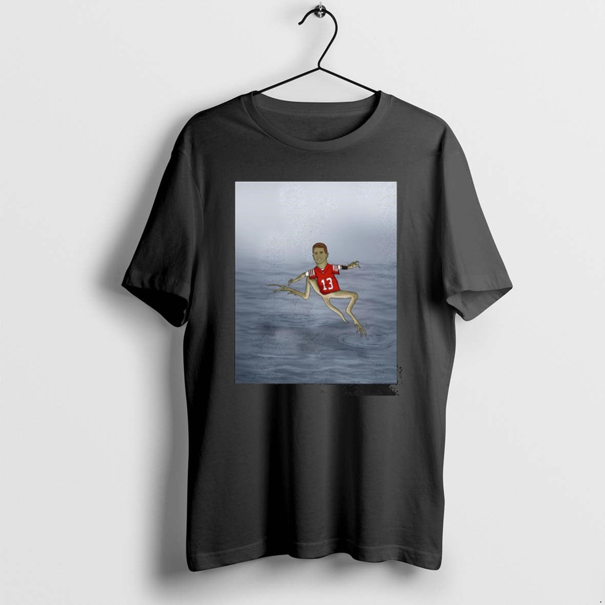 Official Brock Purdy Jesus Christ Lizard Running Water T-Shirts, Hoodie, Sweatshirt - T-Shirt, Sweatshirt, Hoodie