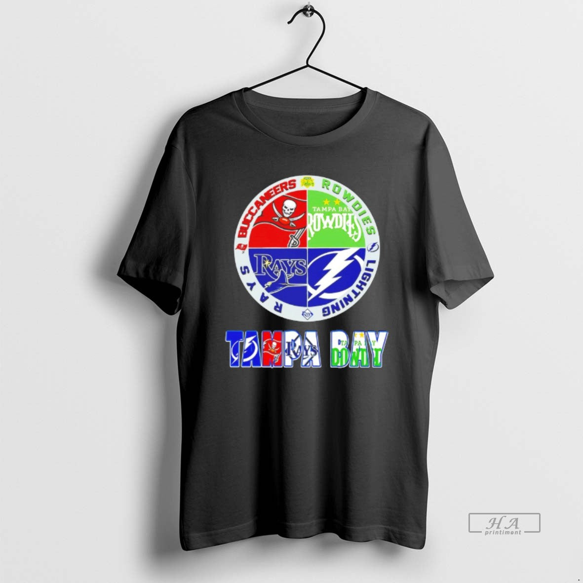 Official Buccaneers Rowdies Rays Lightning Tampa Bay Team Sport Logo T-Shirts, Hoodie, Sweatshirt - T-Shirt, Sweatshirt, Hoodie