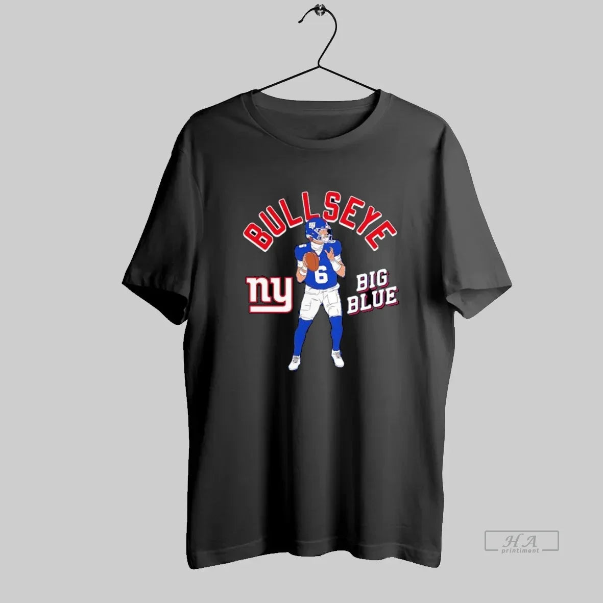 Official Bullseye Big Blue Ny Giants 6 Cartoon Player Football T-Shirts, Hoodie, Sweatshirt - T-Shirt, Sweatshirt, Hoodie