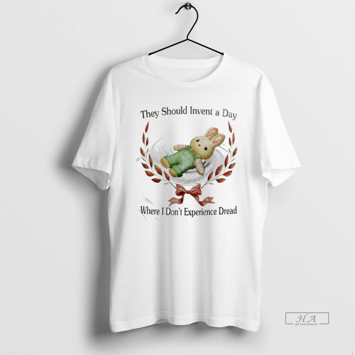 Official Bunny They Should Invent Day Where I Dont Experience Dread T-Shirts, Hoodie, Sweatshirt - T-Shirt, Sweatshirt, Hoodie