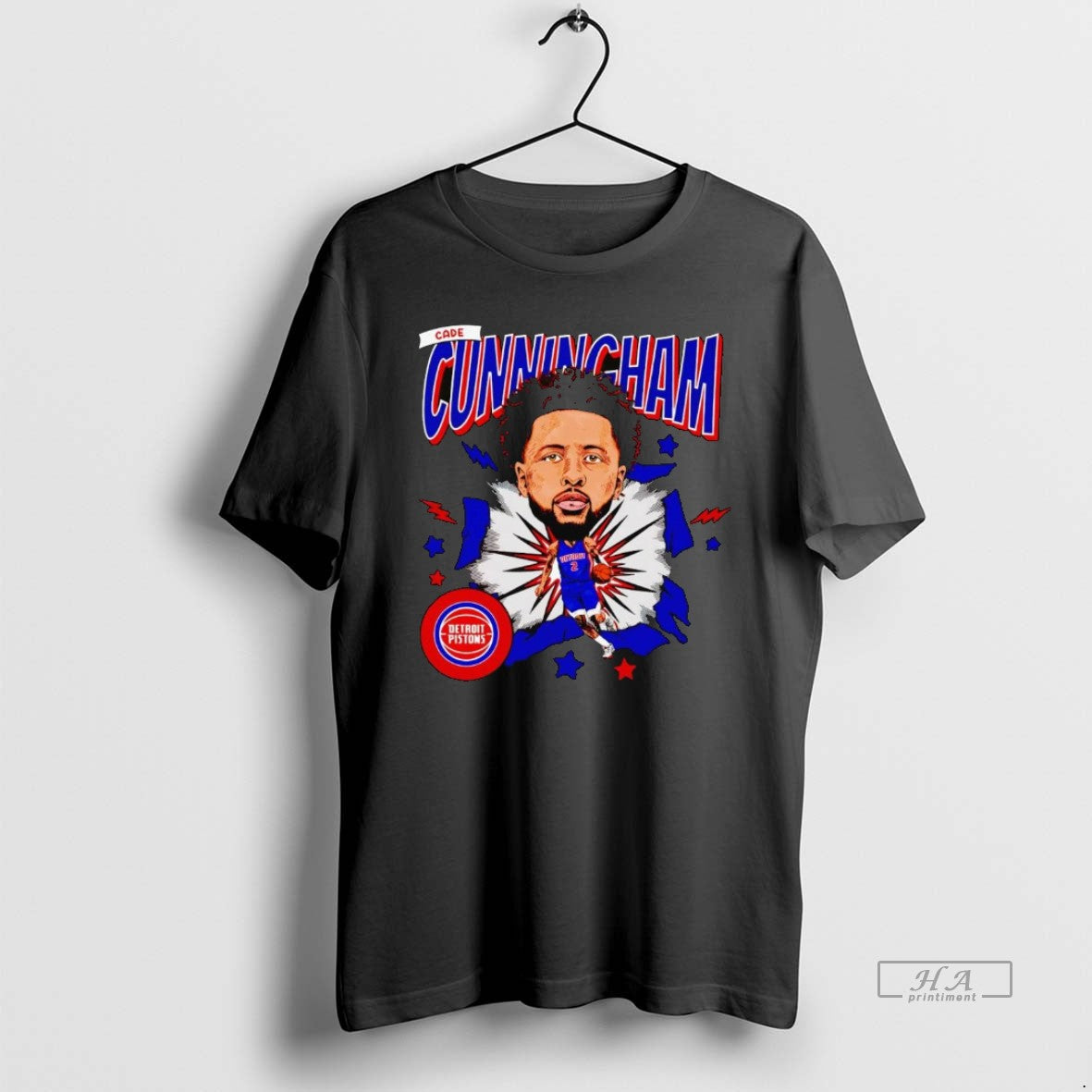 Official Cade Cunningham Big Head Caricature Pistons T-Shirts, Hoodie, Sweatshirt - T-Shirt, Sweatshirt, Hoodie