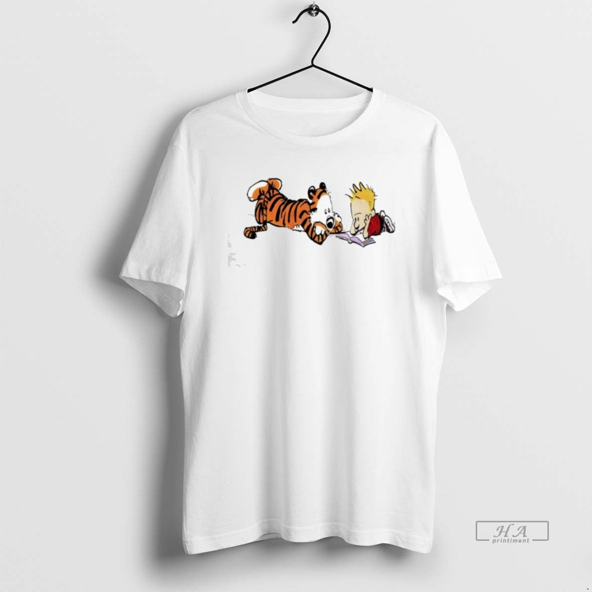 Official Calvin Hobbes Reading Book T-Shirts, Hoodie, Sweatshirt - T-Shirt, Sweatshirt, Hoodie