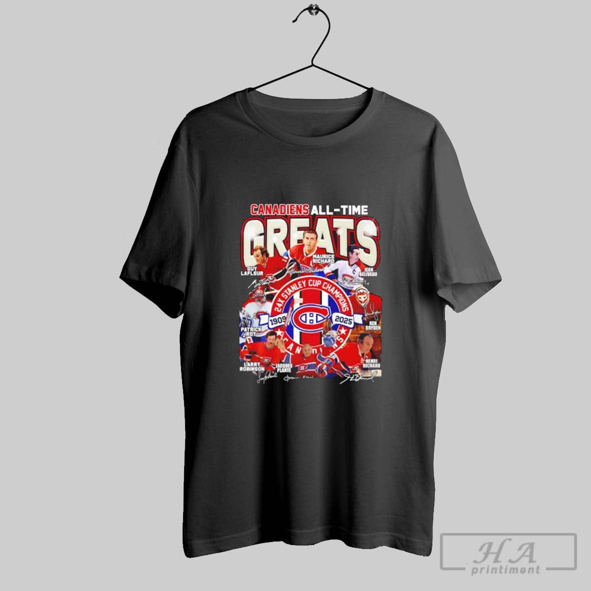 Official Canadiens All Time Greats 24x Stanley Cup Champions Signature T-Shirts, Hoodie, Sweatshirt - T-Shirt, Sweatshirt, Hoodie
