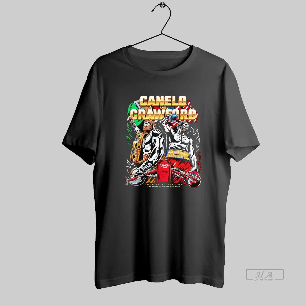 Official Canelo Vs Crawford Once Lifetime 2025 T-Shirts, Hoodie, Sweatshirt - T-Shirt, Sweatshirt, Hoodie