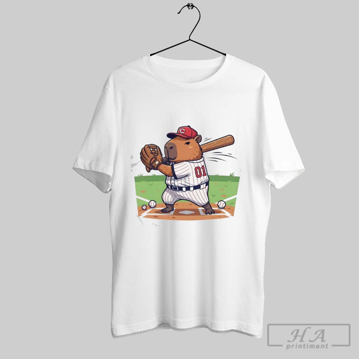 Official Capybara Baseball Player Cute Capybara Playing Baseball Game T-Shirts, Hoodie, Sweatshirt - T-Shirt, Sweatshirt, Hoodie