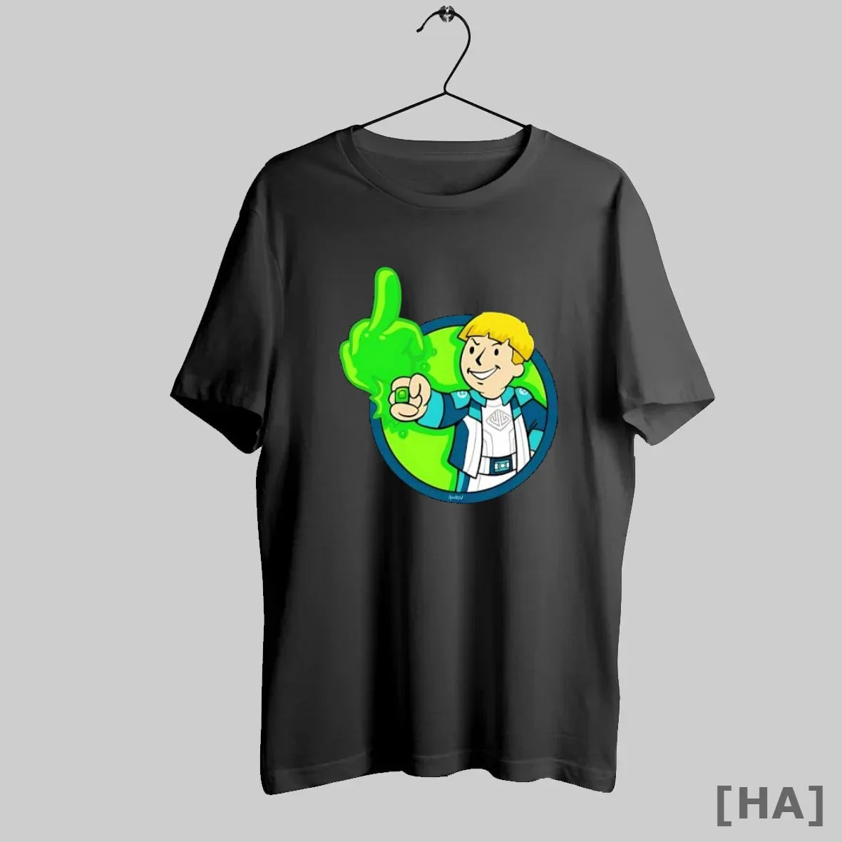 Official Cartoon Boy Middle Finger Green Glow T-Shirts, Hoodie, Sweatshirt - T-Shirt, Sweatshirt, Hoodie