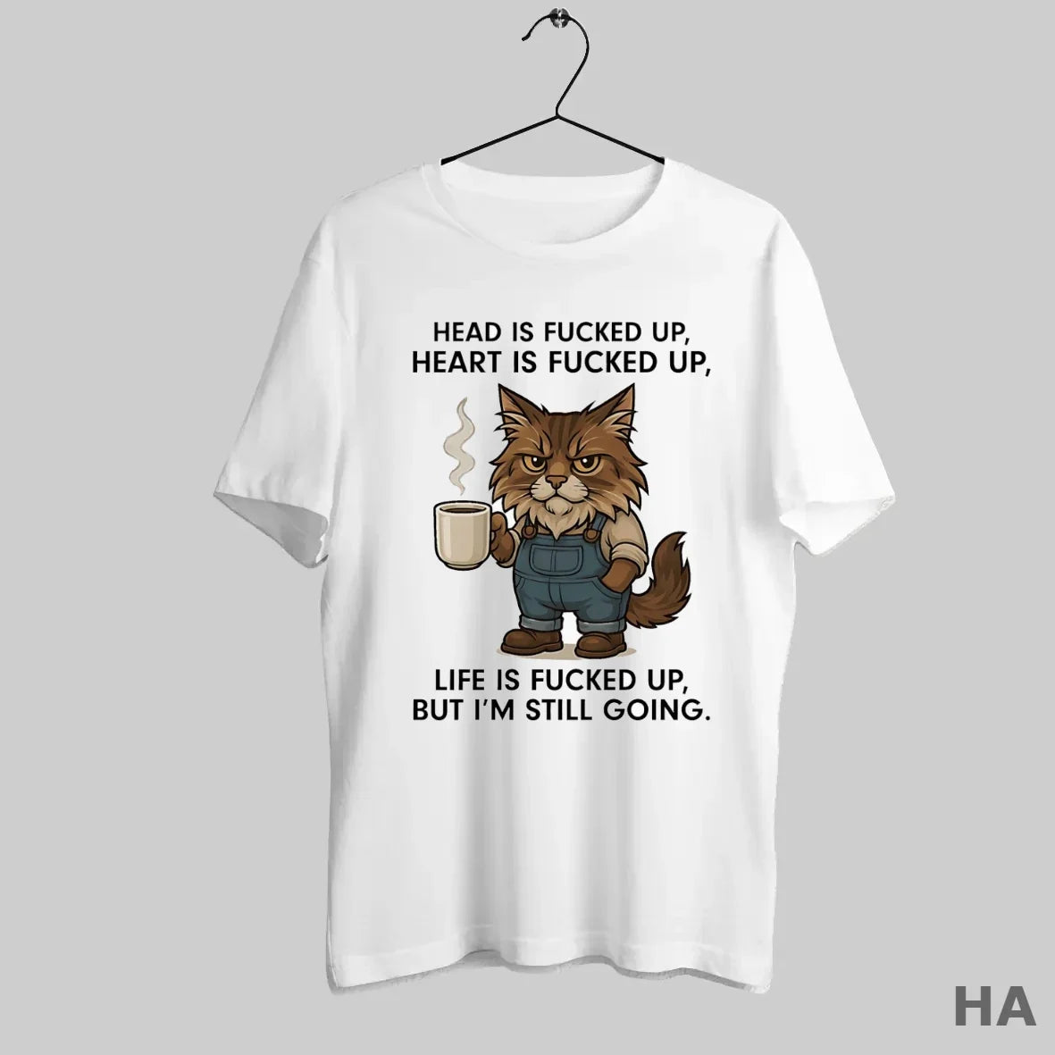 Official Cat Head Is Fucked Up Heart Is Fucked Up T-Shirts, Hoodie, Sweatshirt - T-Shirt, Sweatshirt, Hoodie