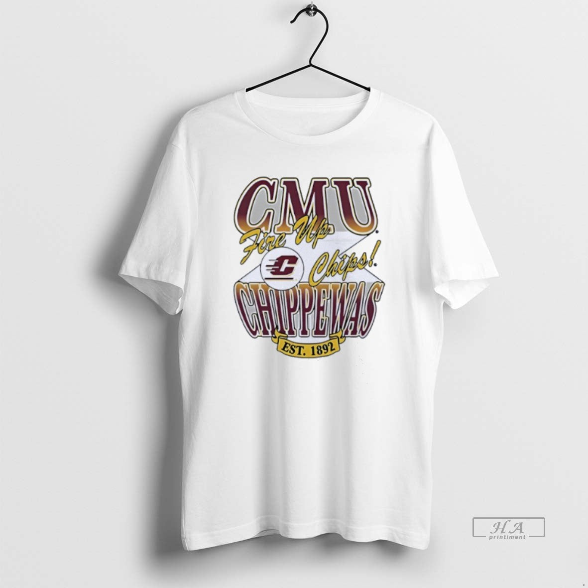 Official Central Michigan Chippewas Fire Up Chips Est 1892 T-Shirts, Hoodie, Sweatshirt - T-Shirt, Sweatshirt, Hoodie