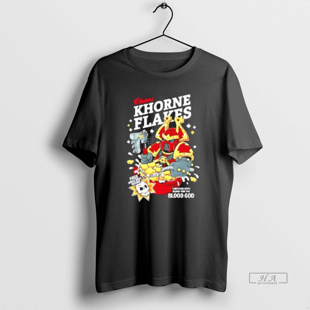 Official Chaos Khorne Flakes Fortified Blood Blood God T-Shirts, Hoodie, Sweatshirt - T-Shirt, Sweatshirt, Hoodie