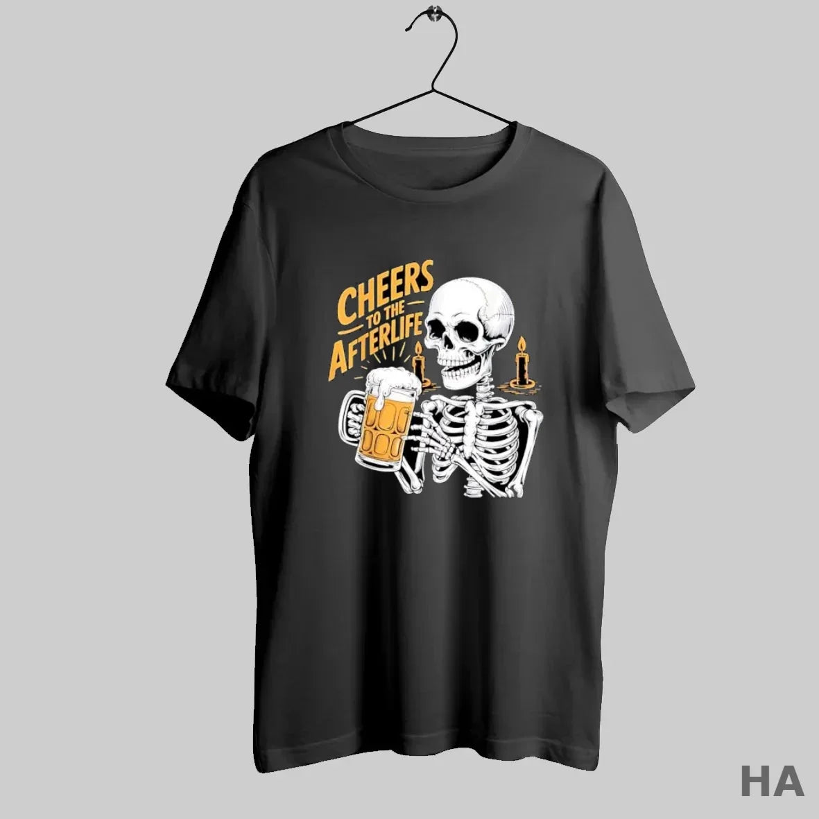 Official Cheers Afterlife Skeleton Holding Beer Halloween T-Shirts, Hoodie, Sweatshirt - T-Shirt, Sweatshirt, Hoodie
