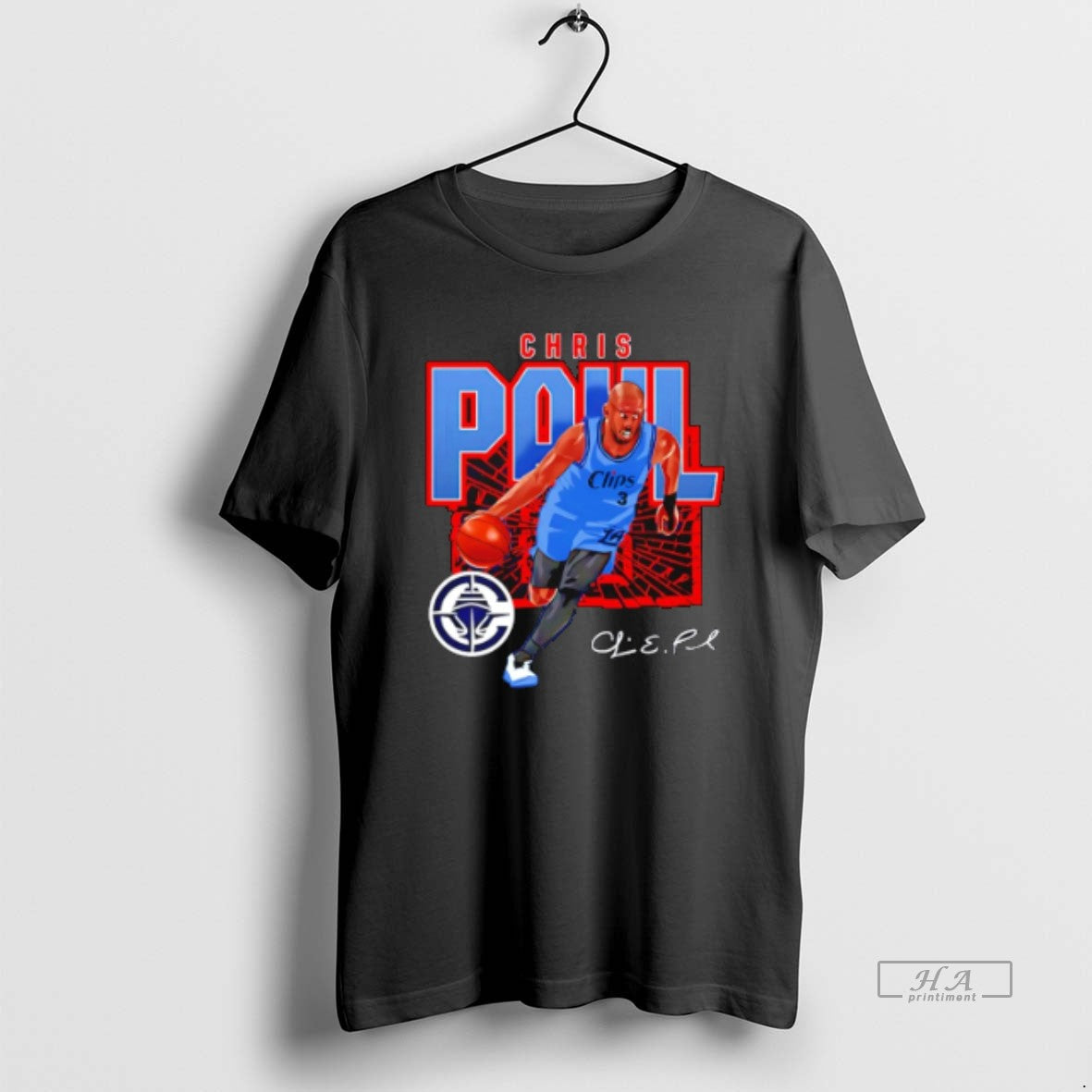 Official Chris Paul Los Angeles Clippers Shattered Signature T-Shirts, Hoodie, Sweatshirt - T-Shirt, Sweatshirt, Hoodie