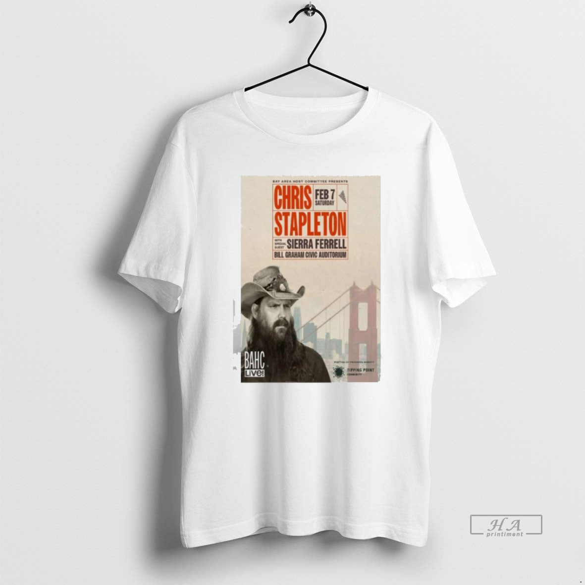 Official Chris Stapleton Event San Francisco Ca Feb 7 2026 T-Shirts, Hoodie, Sweatshirt - T-Shirt, Sweatshirt, Hoodie