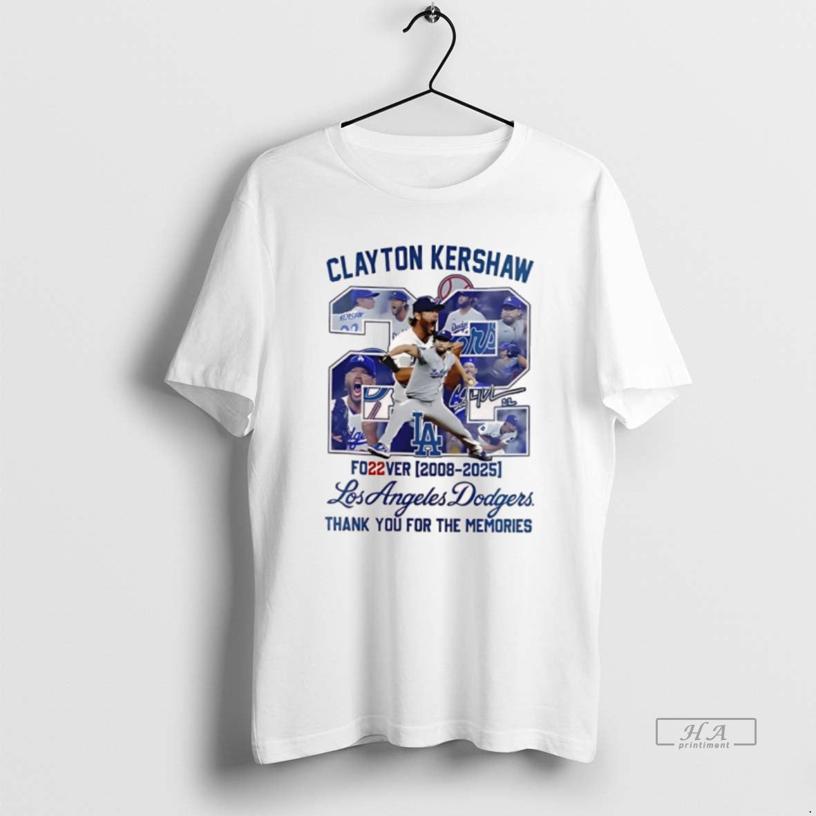 Official Clayton Kershaw Los Angeles Dodgers Fo22ver 2008 2025 Thank You Memories T-Shirts, Hoodie, Sweatshirt - T-Shirt, Sweatshirt, Hoodie