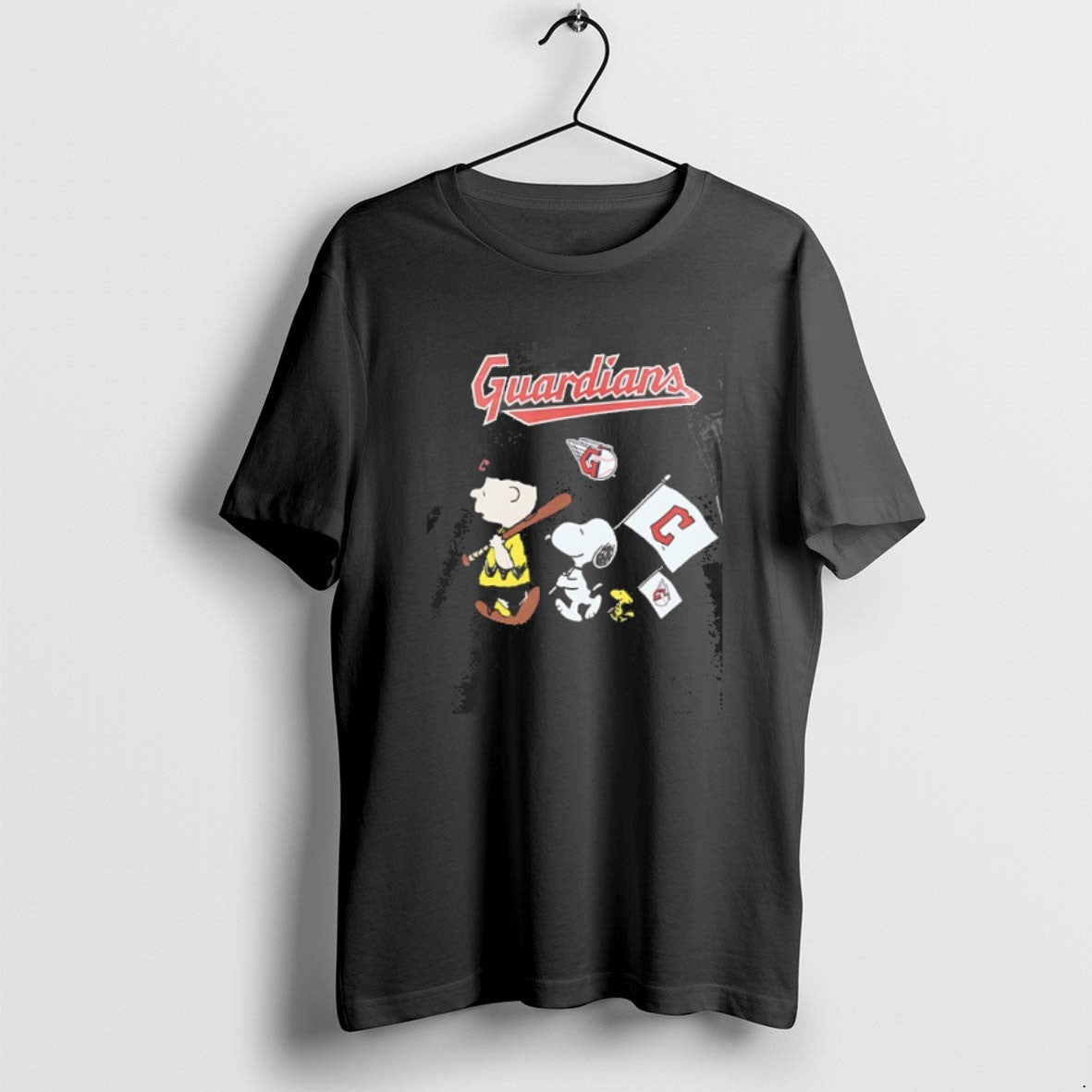 Official Cleveland Guardians X Peanuts Flag 2 Sided T-Shirts, Hoodie, Sweatshirt - T-Shirt, Sweatshirt, Hoodie