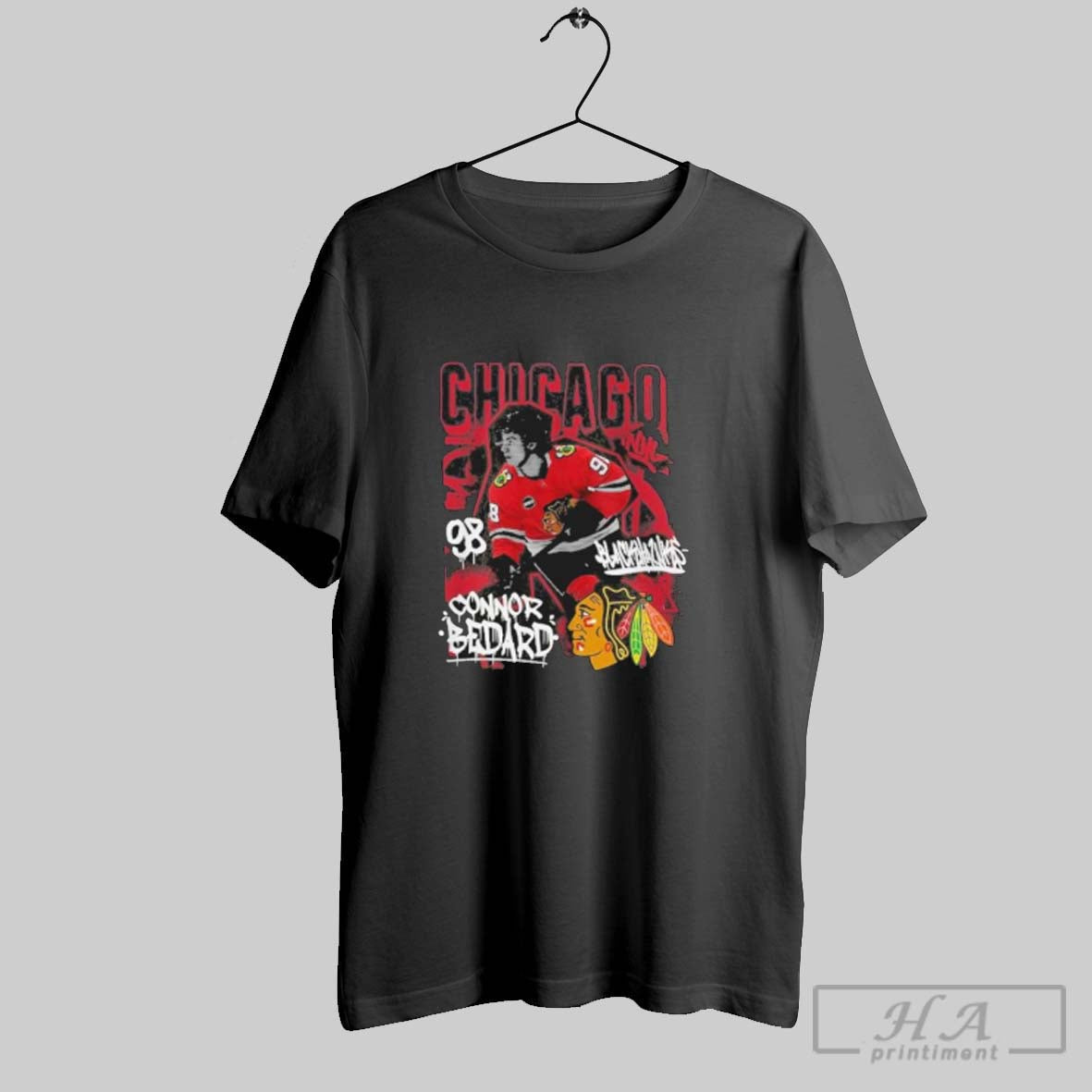 Official Connor Bedard Chicago Blackhawks Photo Reel T-Shirts, Hoodie, Sweatshirt - T-Shirt, Sweatshirt, Hoodie