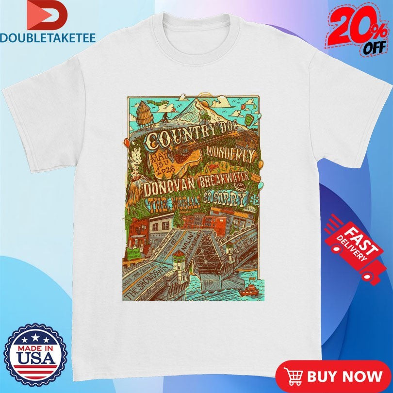 Country Doc May 15 2026 The Showdown Saloon Portland OR T-shirts Unisex T-shirt, Sweatshirt, Hoodie, Long Sleeve Tee - T-Shirt, Sweatshirt, Hoodie