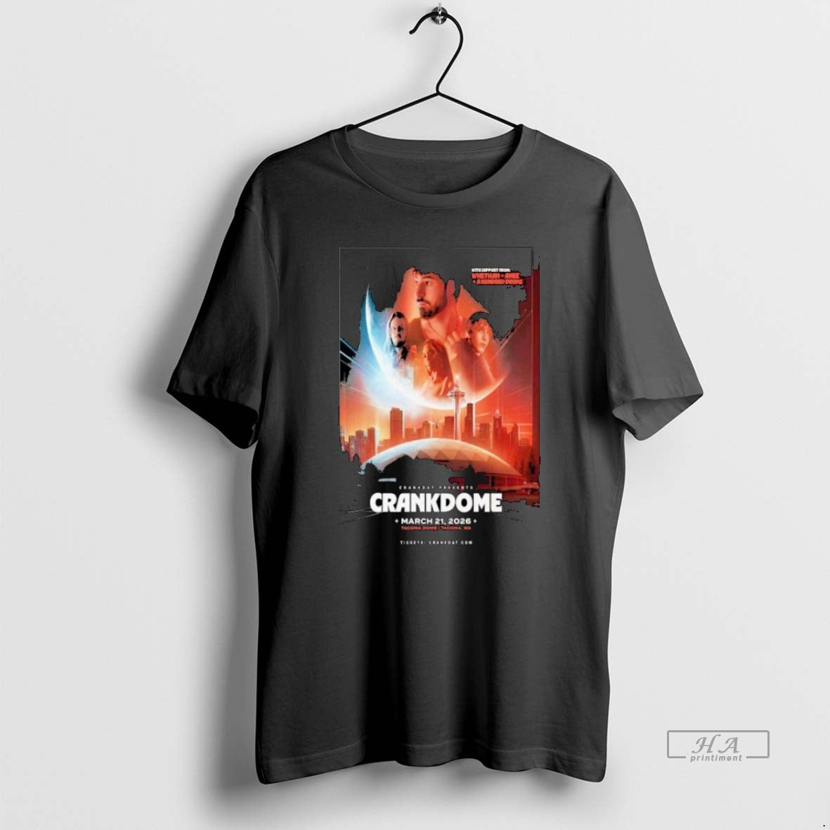 Official Crankdat Mar 21 2026 Tacoma Dome T-Shirts, Hoodie, Sweatshirt - T-Shirt, Sweatshirt, Hoodie