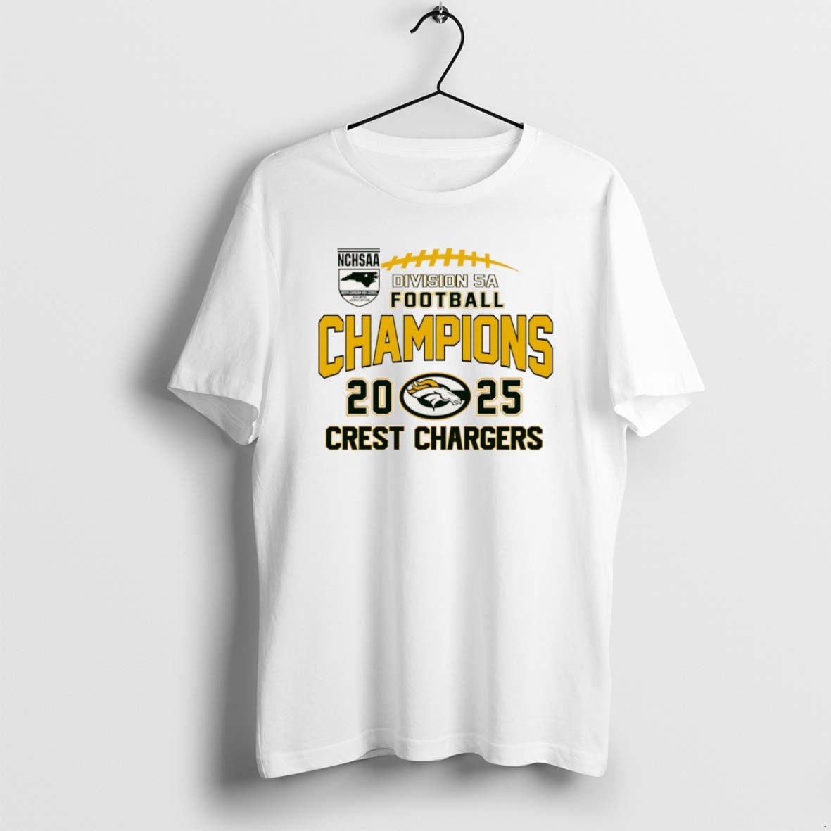 Official Crest Chargers 2025 Nchsaa Division 5a Football Champions T-Shirts, Hoodie, Sweatshirt - T-Shirt, Sweatshirt, Hoodie