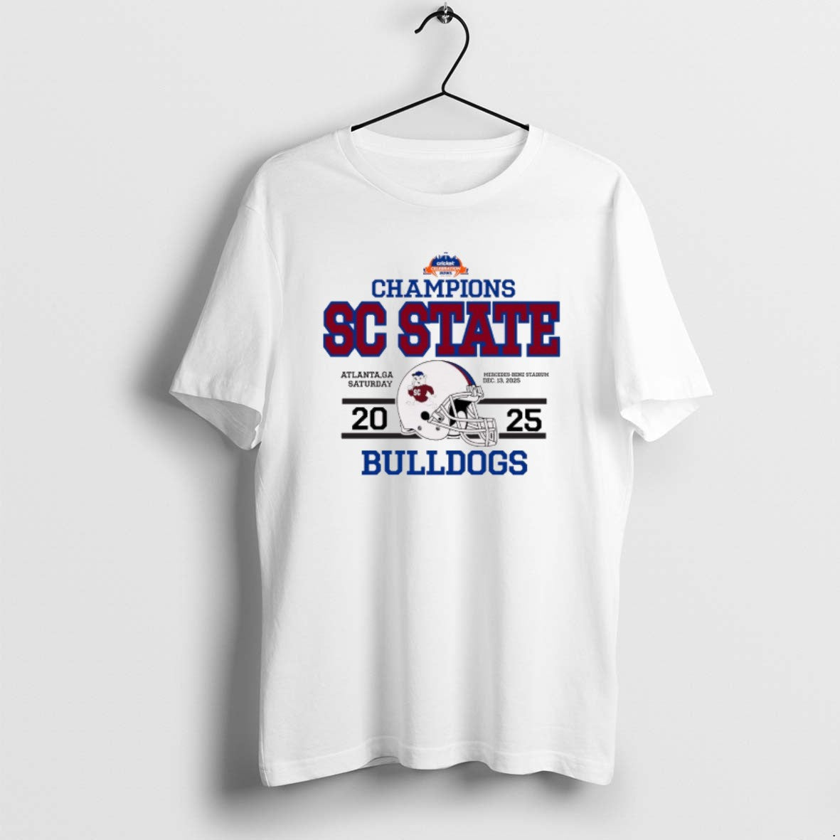 Official Cricket Celebration Bowl Champions Sc State Atlanta Ga Saturday 20 Dec 2025 Mercedes T-Shirts, Hoodie, Sweatshirt - T-Shirt, Sweatshirt, Hoodie