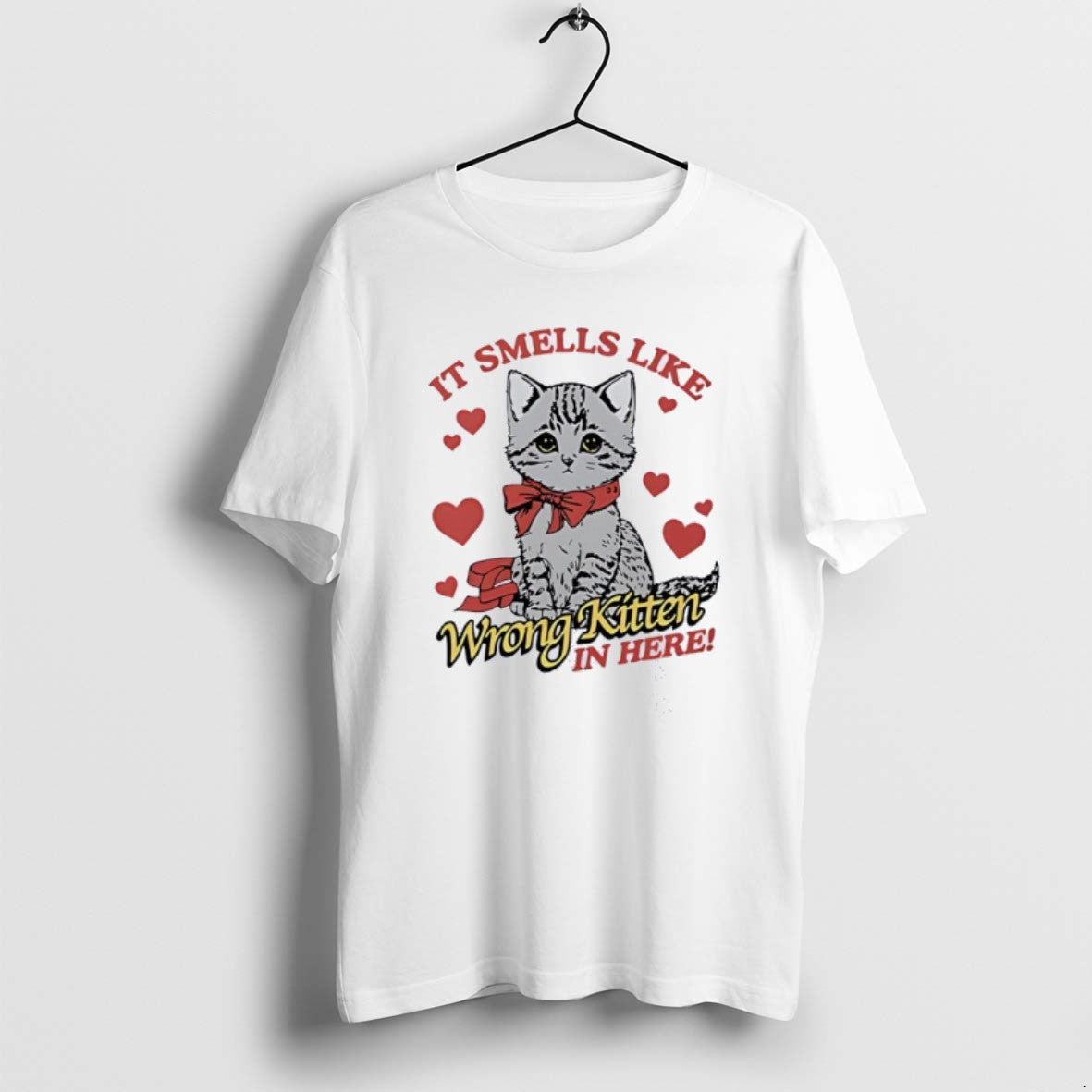 Official Cute Cat Smells Like Wrong Kitten Here T-Shirts, Hoodie, Sweatshirt - T-Shirt, Sweatshirt, Hoodie