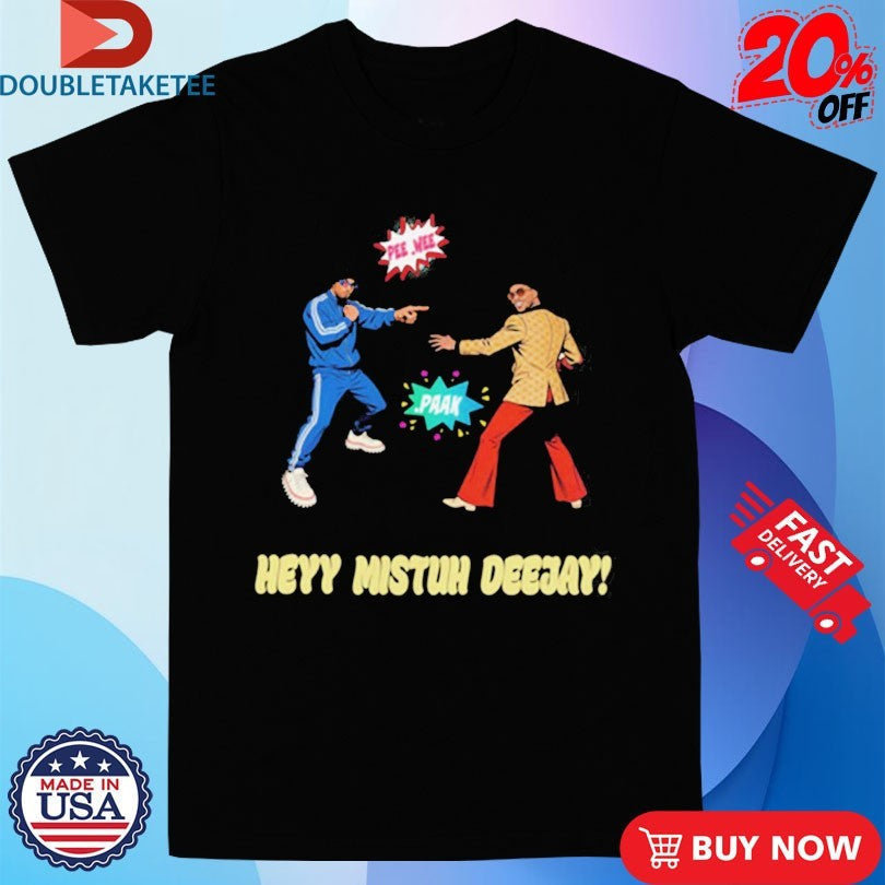 DJ Pee Wee Aka Anderson .Paak Featured On The Romantic Tour Live 2026 Hey Mistuh Deejay .Paak Vs .Wee Shirts - T-Shirt, Sweatshirt, Hoodie