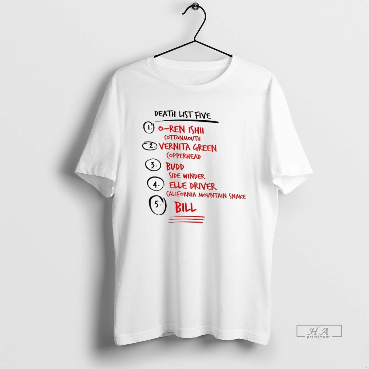 Official Death List Five Cult Samurai Japan Movie T-Shirts, Hoodie, Sweatshirt - T-Shirt, Sweatshirt, Hoodie