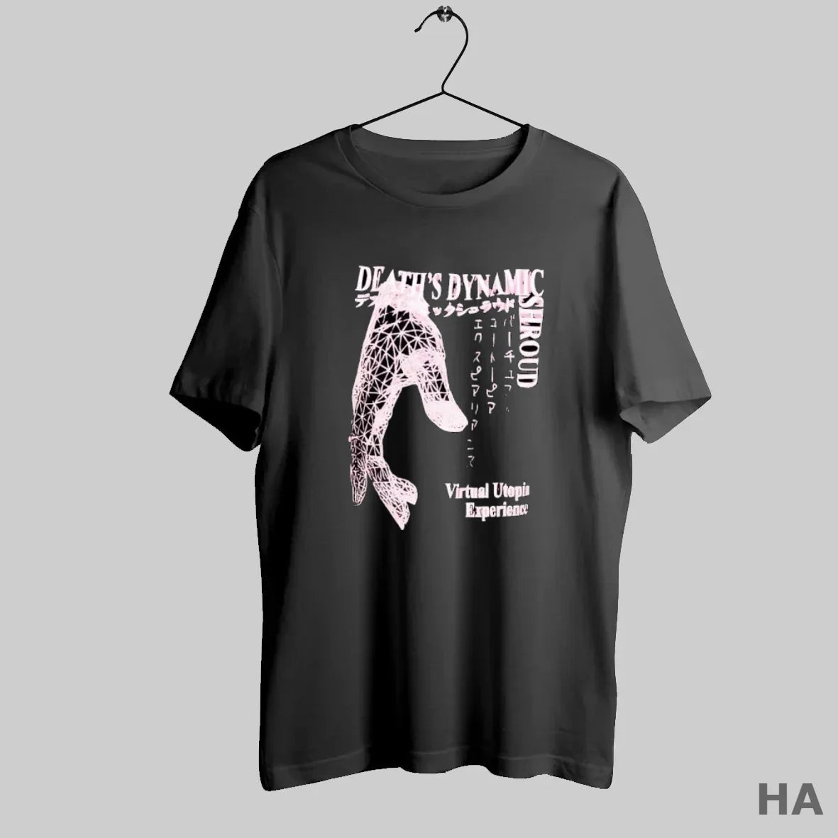 Official Death_s Dynamic Shroud Virtual Utopia Experience Japanese Text S Black T-Shirts, Hoodie, Sweatshirt - T-Shirt, Sweatshirt, Hoodie