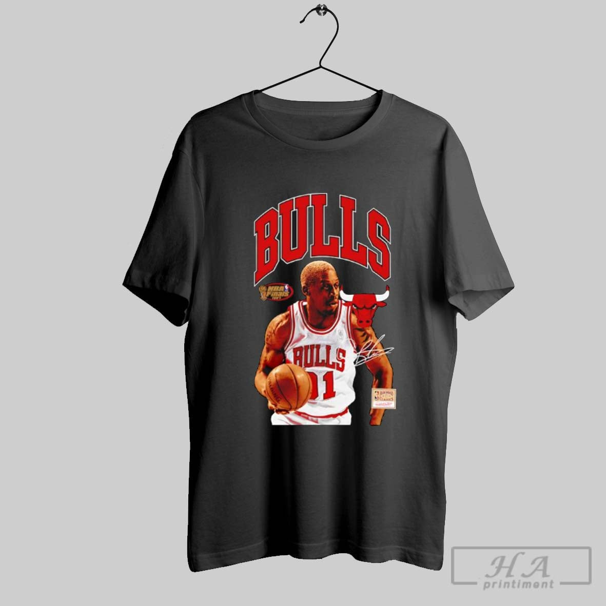 Official Dennis Rodman Chicago Bulls Mitchell Ness Hardwood Classics Player Arch Signature T-Shirts, Hoodie, Sweatshirt - T-Shirt, Sweatshirt, Hoodie