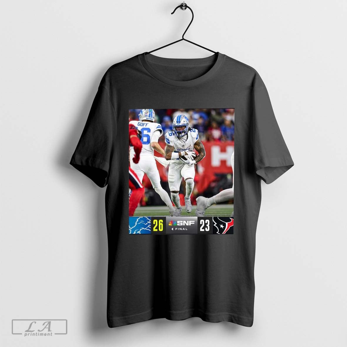 Official Detroit Lions Wins 26 23 Houston Texas 2024 Week 10 Game Final Score T-Shirts, Hoodie, Sweatshirt - T-Shirt, Sweatshirt, Hoodie