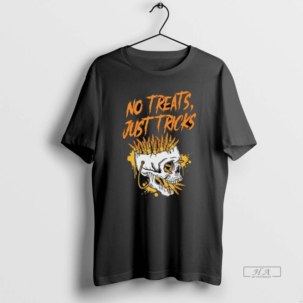 Official Devildog Supply No Treats Just Tricks Halloween Long Sleve T-Shirts, Hoodie, Sweatshirt - T-Shirt, Sweatshirt, Hoodie