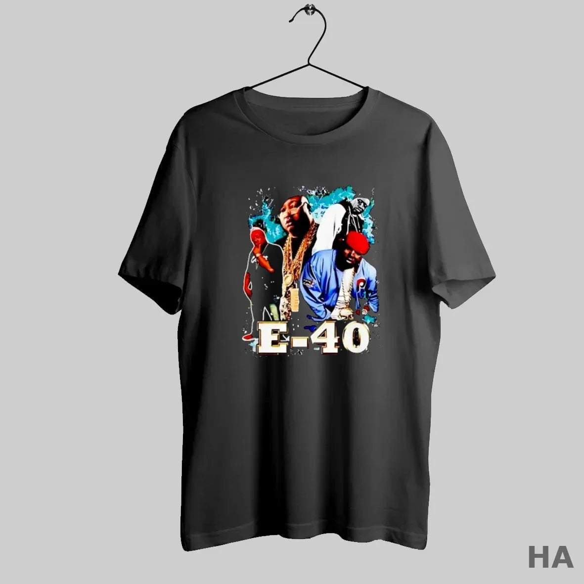 Official E 40 Rapper Group Hip Hop Musician Portrait S Black T-Shirts, Hoodie, Sweatshirt - T-Shirt, Sweatshirt, Hoodie
