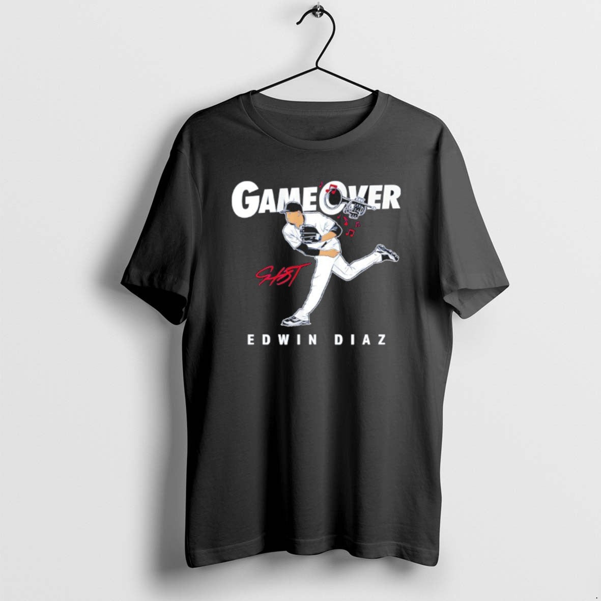 Official Edwin Diaz Game Over Los Angeles Signature T-Shirts, Hoodie, Sweatshirt - T-Shirt, Sweatshirt, Hoodie