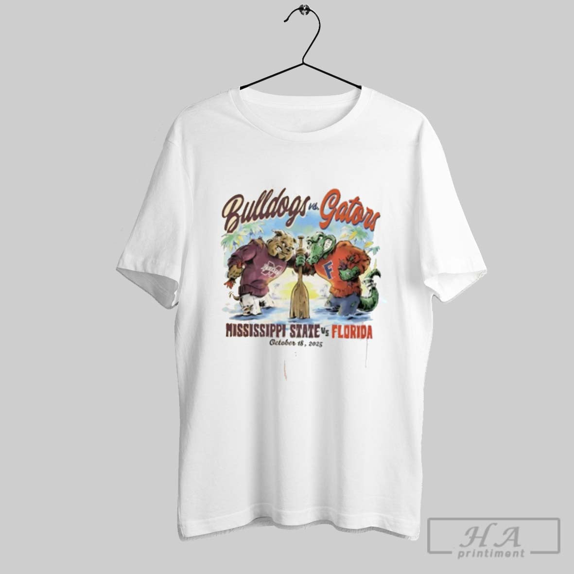Official Florida Gators Vs Mississippi State Bulldogs Mascot Game Day 2025 T-Shirts, Hoodie, Sweatshirt - T-Shirt, Sweatshirt, Hoodie