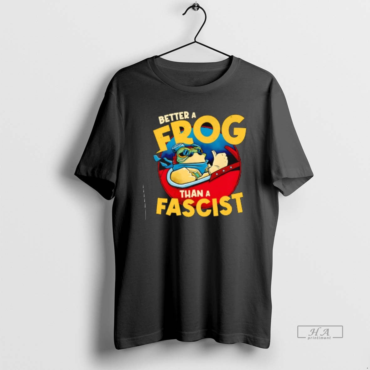 Official Forg Thumbs Up Riding Car Better Frog Than Fascist Vintage T-Shirts, Hoodie, Sweatshirt - T-Shirt, Sweatshirt, Hoodie