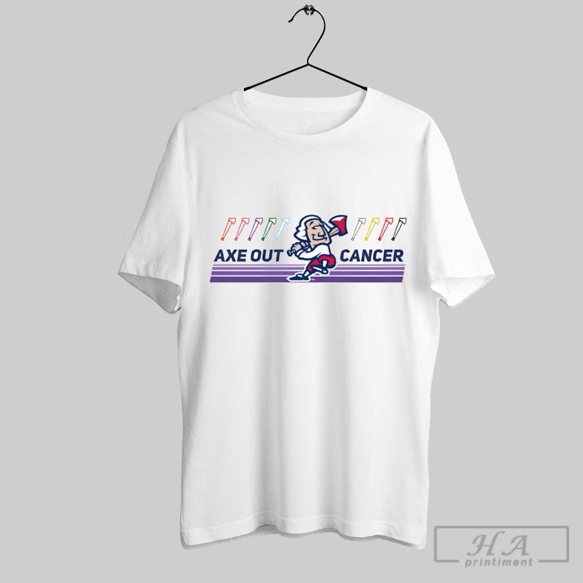 Official Fredericksburg Nationals Axe Out Cancer T-Shirts, Hoodie, Sweatshirt - T-Shirt, Sweatshirt, Hoodie