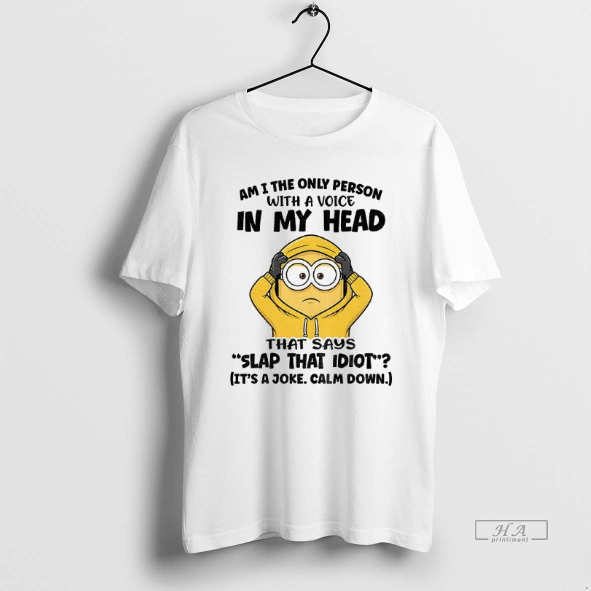 Official Funny Minion Am I Only Person Voice My Head That T-Shirts, Hoodie, Sweatshirt - T-Shirt, Sweatshirt, Hoodie