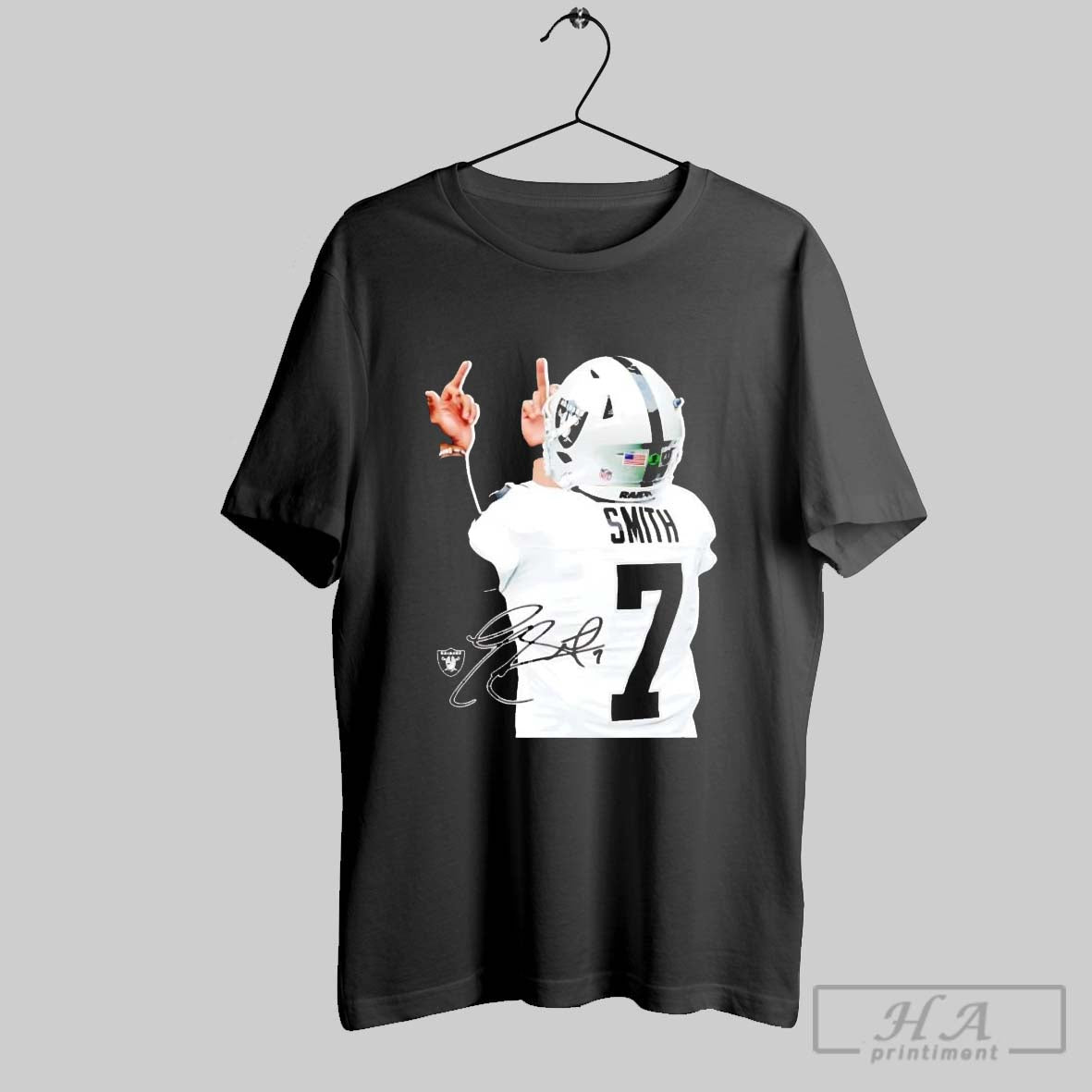 Official Geno Smith Middle Finger Signature Raiders T-Shirts, Hoodie, Sweatshirt - T-Shirt, Sweatshirt, Hoodie