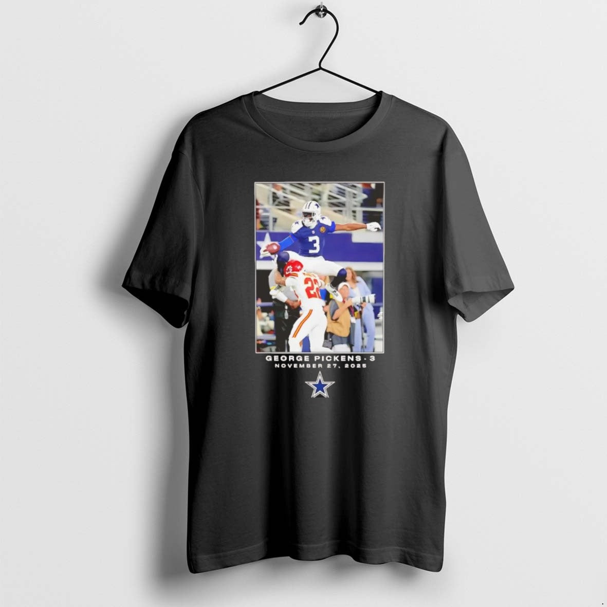 Official George Pickens Hurdle Moment Dallas Cowboys Chriast T-Shirts, Hoodie, Sweatshirt - T-Shirt, Sweatshirt, Hoodie
