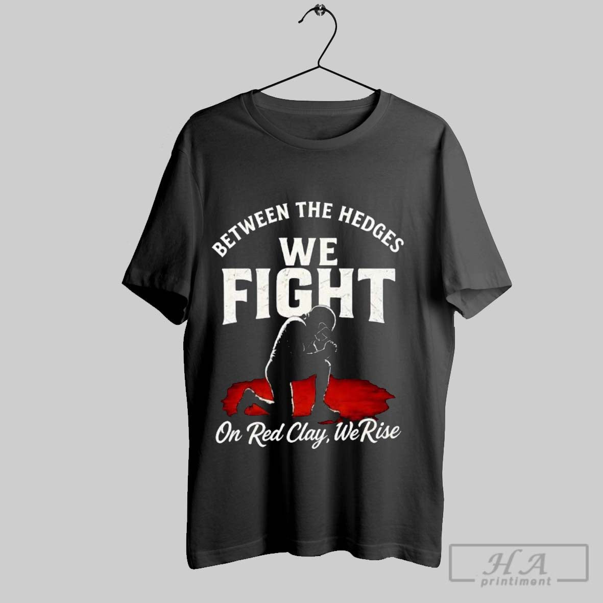 Official Georgia Bulldogs Between Hedges We Fight Red Clay We Rise T-Shirts, Hoodie, Sweatshirt - T-Shirt, Sweatshirt, Hoodie