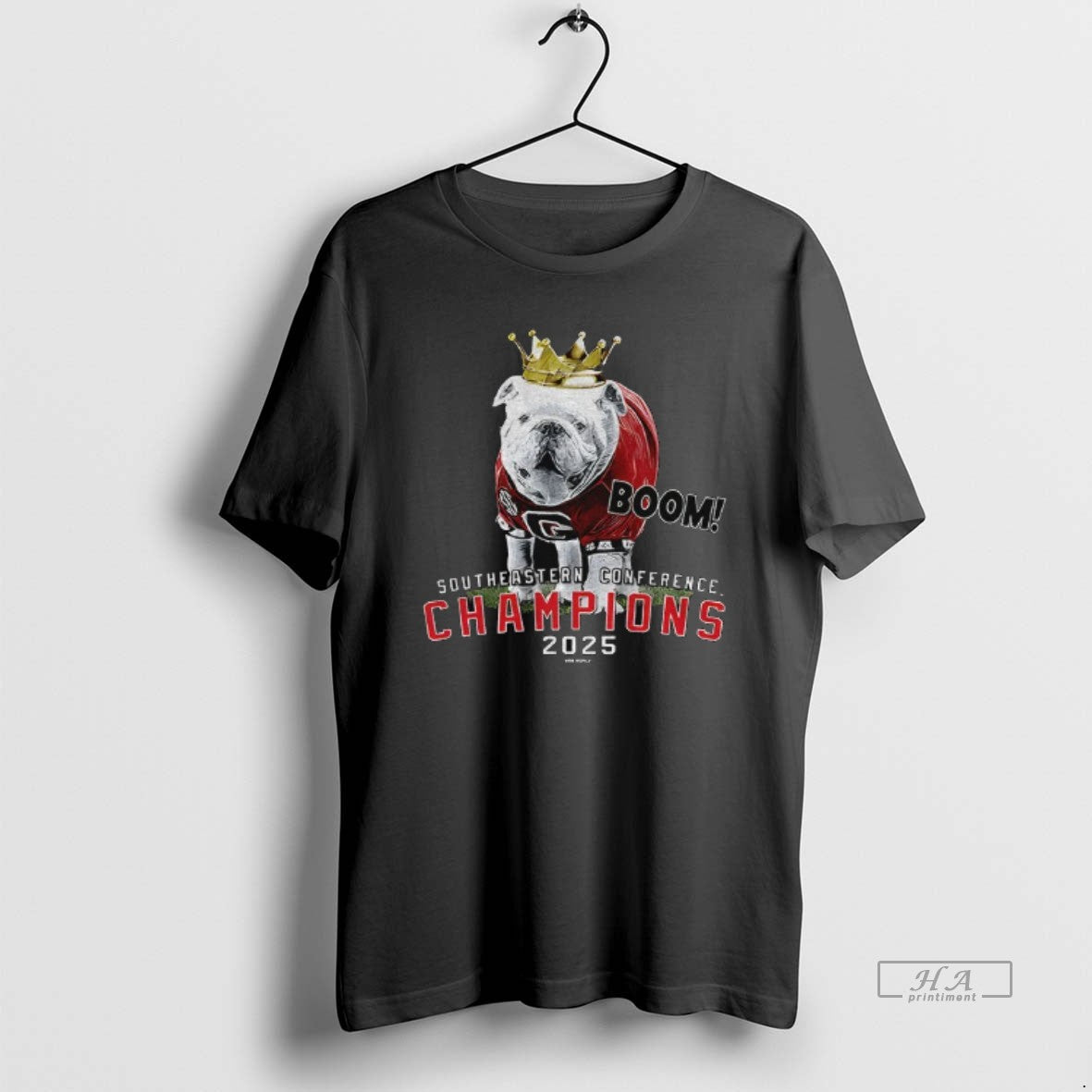 Official Georgia Bulldogs Football Uga 2025 Sec Champions Mascot Crown Southeastern Conference T-Shirts, Hoodie, Sweatshirt - T-Shirt, Sweatshirt, Hoodie