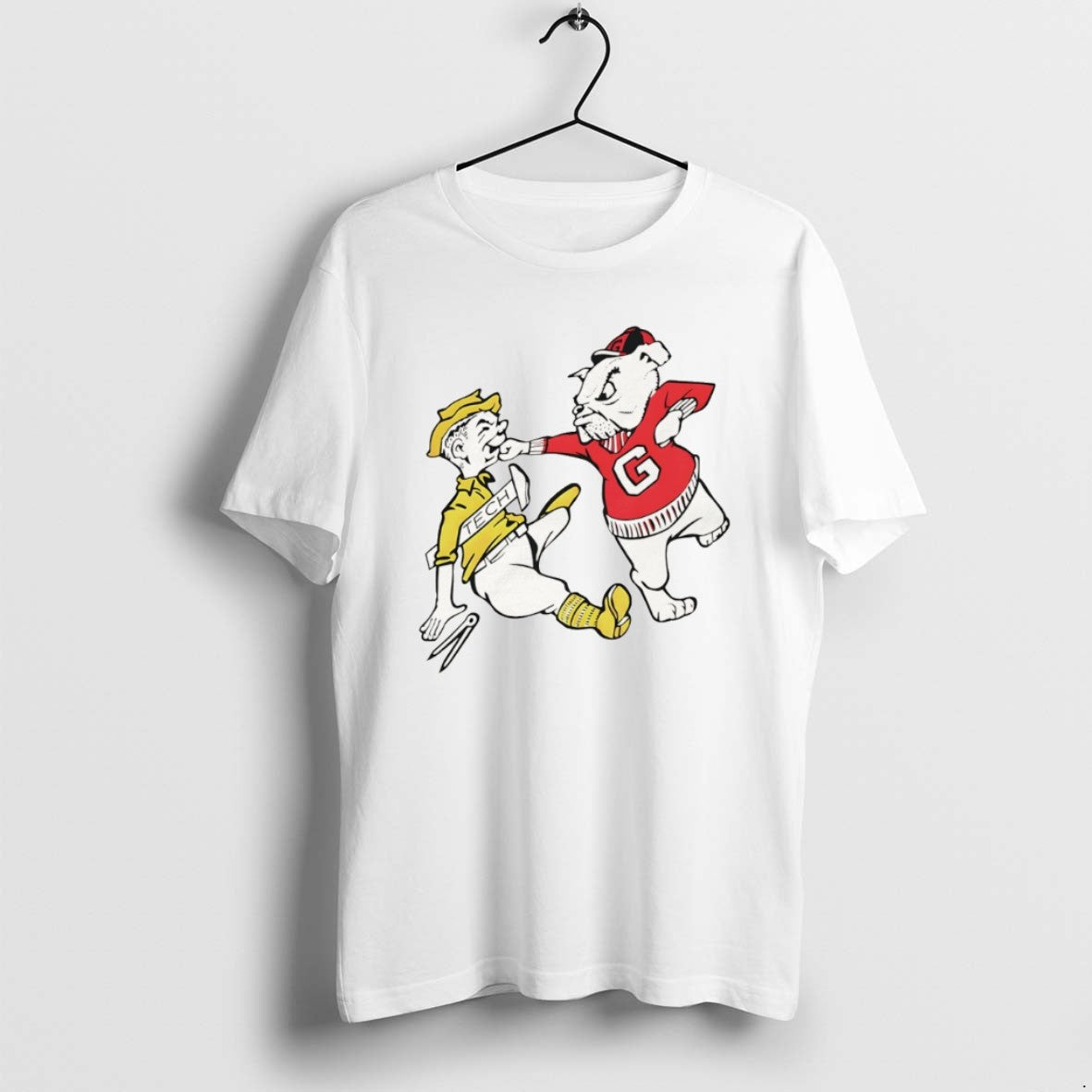 Official Georgia Bulldogs Beat Georgia Tech Yellow Jackets Mascot Meme T-Shirts, Hoodie, Sweatshirt - T-Shirt, Sweatshirt, Hoodie