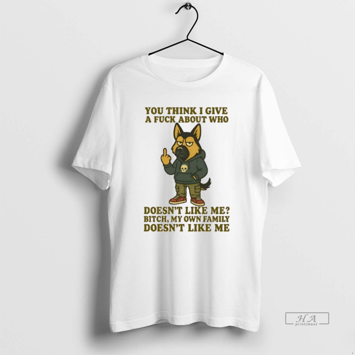 Official German Shepherd You Think I Give Fuck About Who Doesnt Like Me Bitch T-Shirts, Hoodie, Sweatshirt - T-Shirt, Sweatshirt, Hoodie