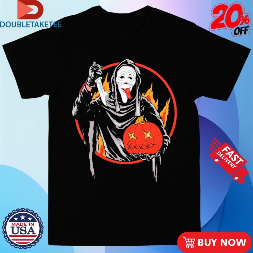 Ghost Face Spoof Creepy Carver Shirts Unisex T-shirt, Sweatshirt, Hoodie, Long Sleeve Tee - T-Shirt, Sweatshirt, Hoodie