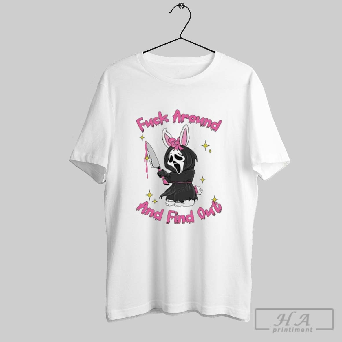 Official Ghostface Rabbit Scream Halloween Fxxk Around Find Out Horror T-Shirts, Hoodie, Sweatshirt - T-Shirt, Sweatshirt, Hoodie