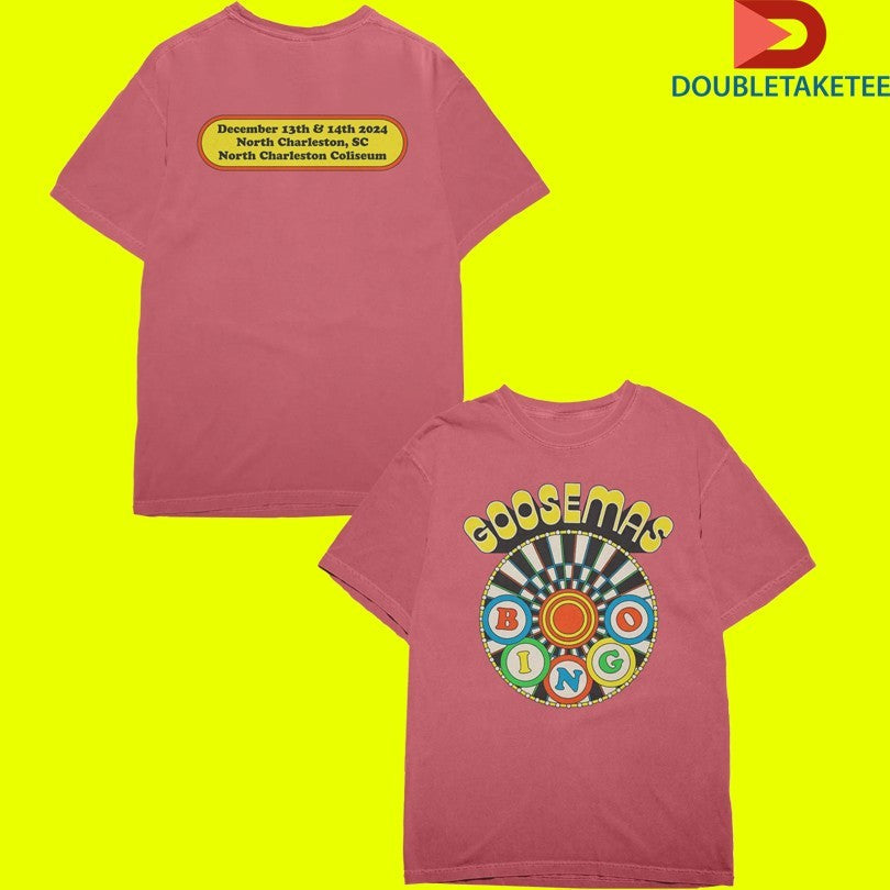 Goose Bingo December 13th & 14th 2024 North Charleston Sc North Charleston Coliseum Wheel T-shirts - T-Shirt, Sweatshirt, Hoodie