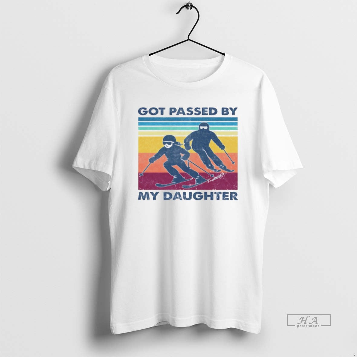 Official Got Passed My Daughter Skiing Vintage T-Shirts, Hoodie, Sweatshirt - T-Shirt, Sweatshirt, Hoodie