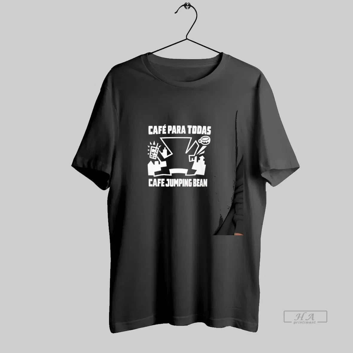 Official Governor Jb Pritzker Cafe Para Todas Cafe Jumping Bean T-Shirts, Hoodie, Sweatshirt - T-Shirt, Sweatshirt, Hoodie